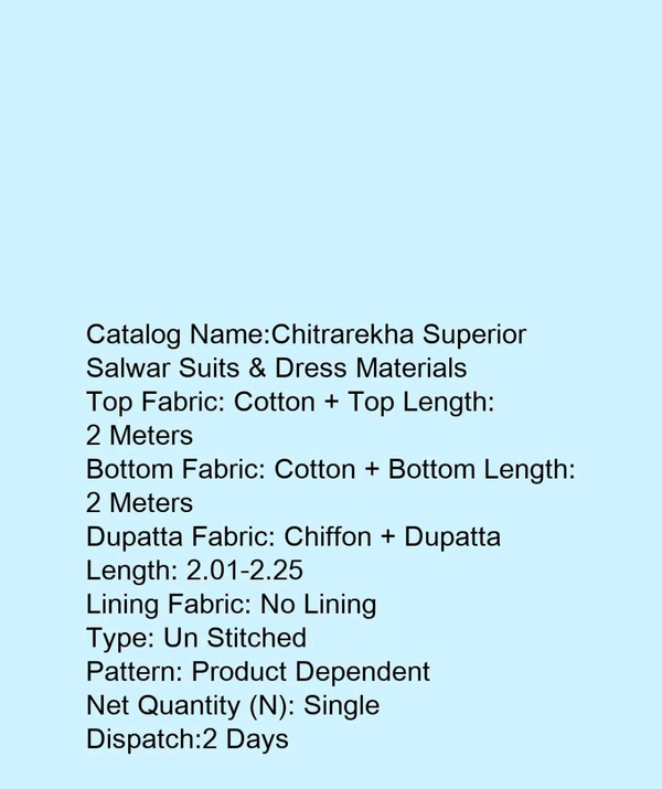 Cotton Embroidered Dress Material 