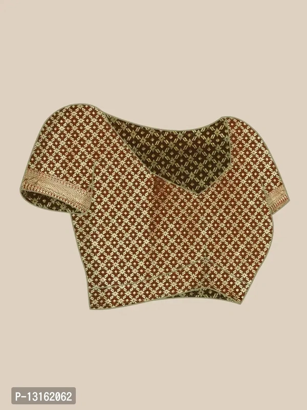 Banarasi Silk Saree With Unstitched Blouse Piece 