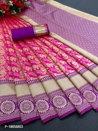 Art Silk Saree With Blouse Piece 