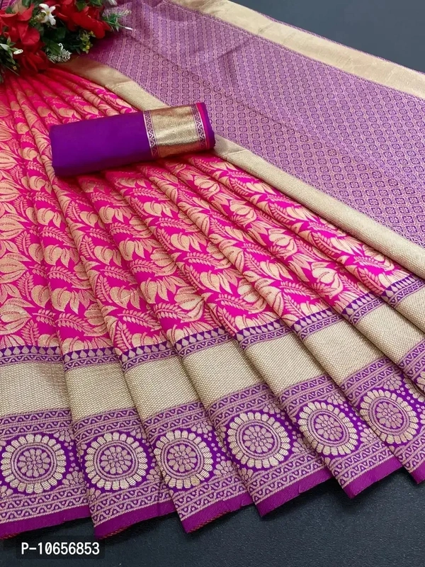 Art Silk Saree With Blouse Piece 