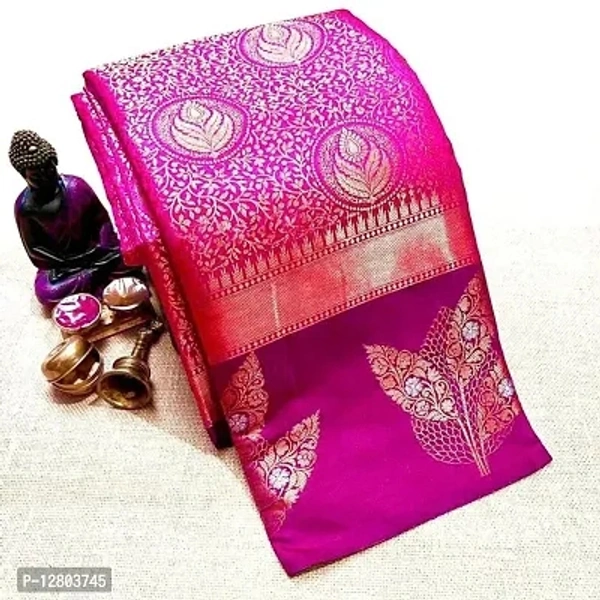 Litchi Art Silk Saree With Blouse Piece 
