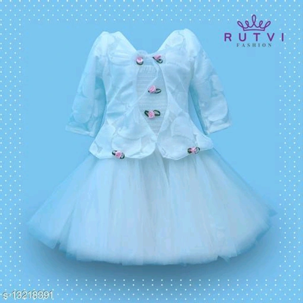 Girls Net Frock - 3-4y