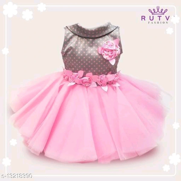 Girls Net Frock - 3-4y
