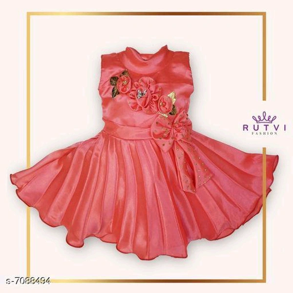 Girl Frock Pack Of 1 - Similar Product Available, 3-4y