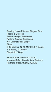 Girl Frock Pack Of 1 - Similar Product Available, 3-4y