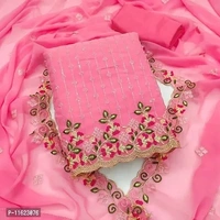 Georget Dress Material With Dupatta - Similar Product Available