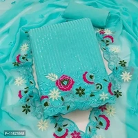 Georget Dress Material With Dupatta - Similar Product Available