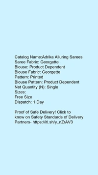 Brasso Mirror Sare With Blouse Piece  - Similar Products Available
