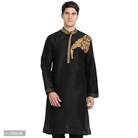 Men's Art Silk Kurta Top Only - Similar Products Available, S