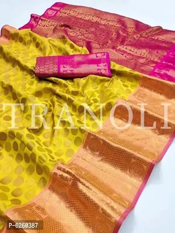 Banarasi Silk Saree With  Blouse Piece 