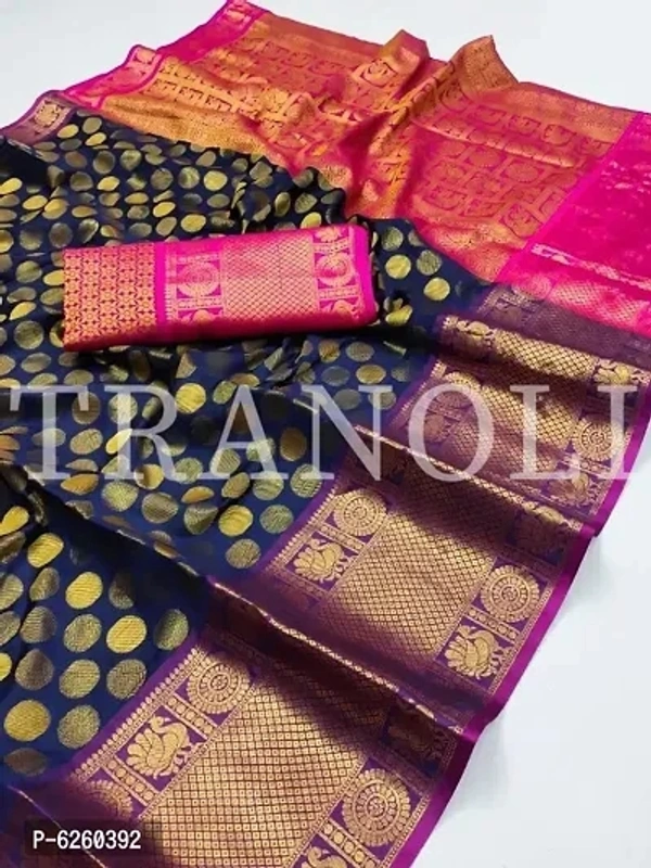 Banarasi Silk Saree With  Blouse Piece 