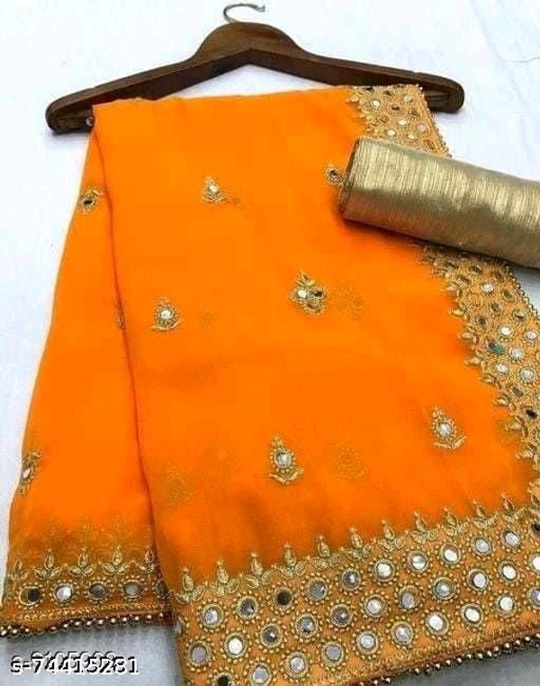 Gerogette Mirror Saree - Similar Products Available