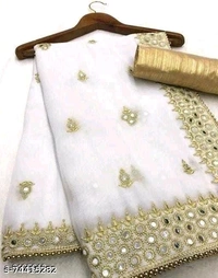 Gerogette Mirror Saree - Similar Products Available