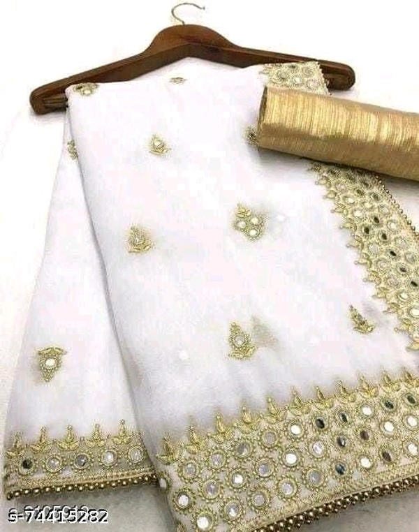 Gerogette Mirror Saree - Similar Products Available