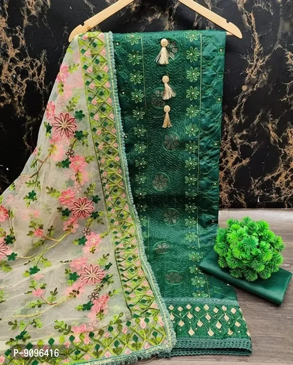 Cotton Embroidered Dress Material 