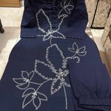 Dori embroidery work Cotton Suit Set KDJ - XXL-44