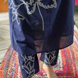 Dori embroidery work Cotton Suit Set KDJ - XXXL-46