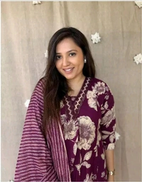 SF5 5641 Pure fine Cotton fabric Havy Embroidery Work Kurti with Pant with cotton  Dupatta
 - Purple, 2XL-44