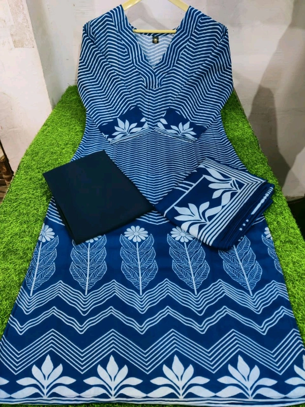 LCJ 5652 *New Cotton suit  *Pent* with *Maslen digital print* dupatta
 - 3XL-46