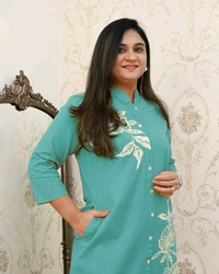 JKW 5657 *New RAYON Cotton  coord set Perfect Traditional  - 2XL-44