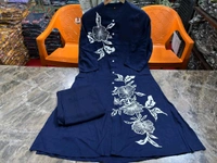 JKW 5658 
*New arrival pure Premium Rayon Cotton Kurti With Pant - Blue, 2XL-44