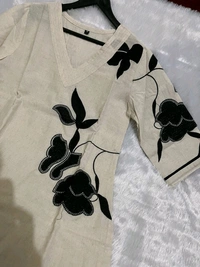 LCW 5663 *New *Beautiful Pure Cotton cor dset 
Work embroidery work with cotton thread*? - XL-42