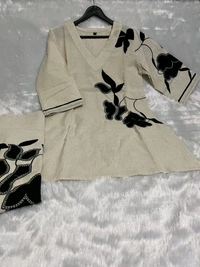 LCW 5663 *New *Beautiful Pure Cotton cor dset 
Work embroidery work with cotton thread*? - XL-42