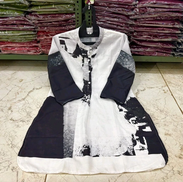 LCW 5675 New comfortable and beautiful Digital print Cotton Lilan cord set - L-40