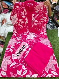 LCW 5684 *New lounch amazing Stylish  kurti pant set 
Very comfortable  and classy - pink, XL-42