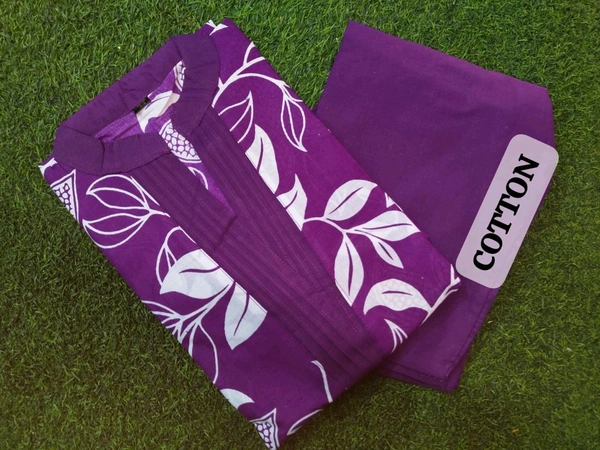 LCW 5684 *New lounch amazing Stylish  kurti pant set 
Very comfortable  and classy - Purple, 3XL-46