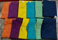 LCW 5736 Beautiful Cotton  cord-set Patch-work & embroidery  - Purple, XL-42