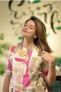 LCW 5746 New  Cotton Co-ord Sets *Premium Jaipuri Floral Side Pocket  - Blush Pink, 2XL-44
