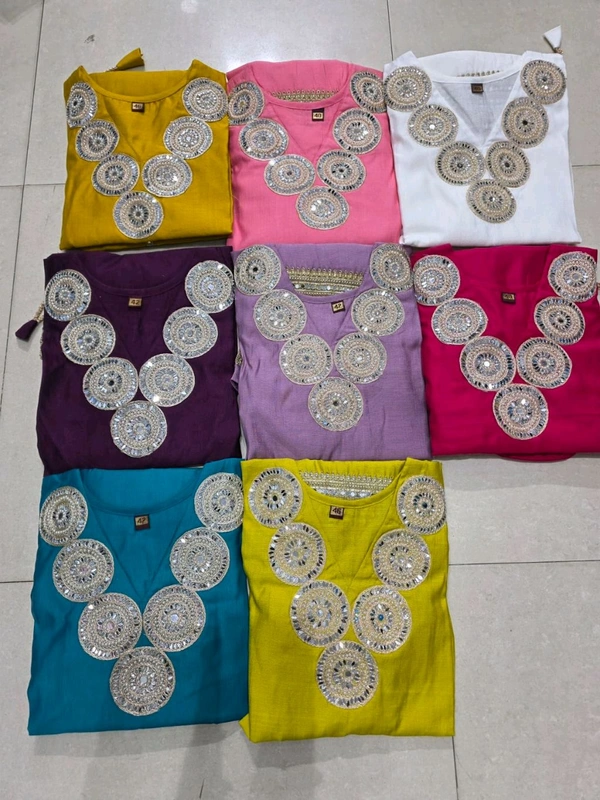KD18  5766 Most demanding Vichitra cord set vichitra
 with potli - light purple, XL-42