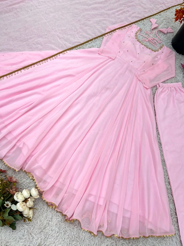 DSS 5772 *Presenting New Designer Collection In Faux Georgette With Embroidery Sequence Work Gown  - M-38