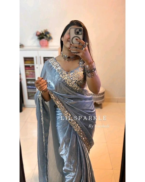 DSS 5787 New Trending designer Soft Space Silk saree collection sequins Dori embroidery work