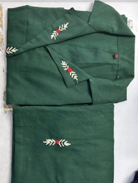 KDJ 3536 Beautiful Cotton Kurta Plazo Set - Sundown, 44