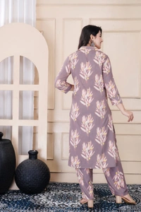 KDJ 2201 Rayon Dijital Print Cord Set - L-40