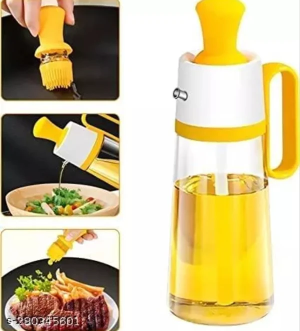 OIL BOTTLE WITH SILICONE BRUSH - 1 PCS