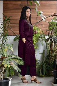 NIF New Romantic Bold Shade Of Kurta Set - M-38