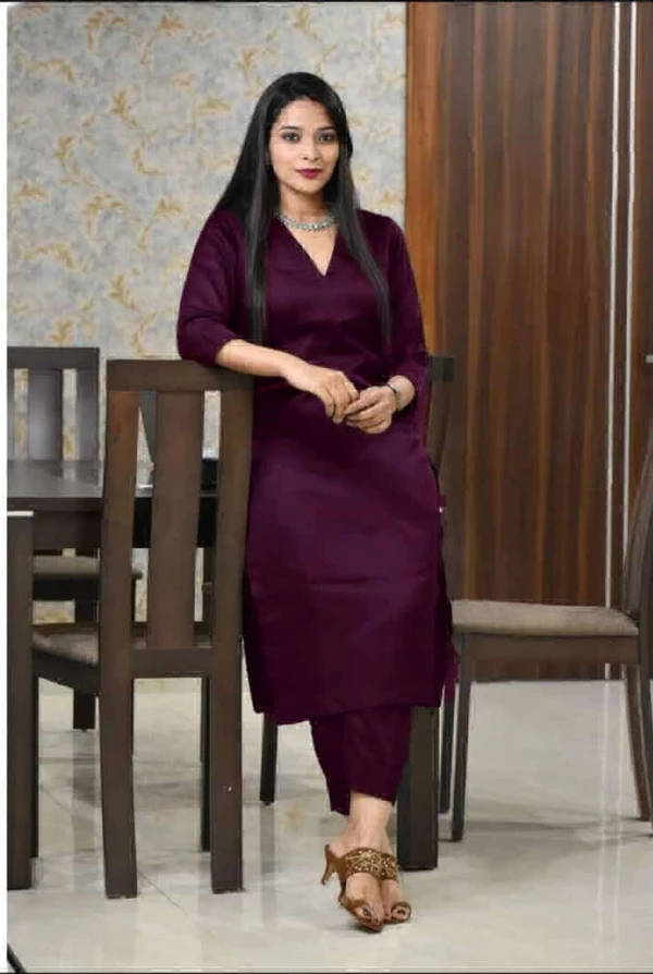 NIF New Romantic Bold Shade Of Kurta Set - XL-42