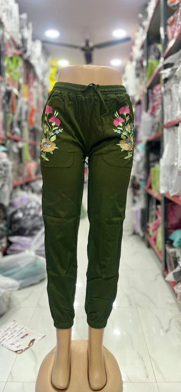 WSM Twill Cotton Pant - 26-28, Dark Green