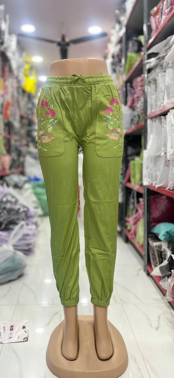 WSM Twill Cotton Pant - 30-32, Green
