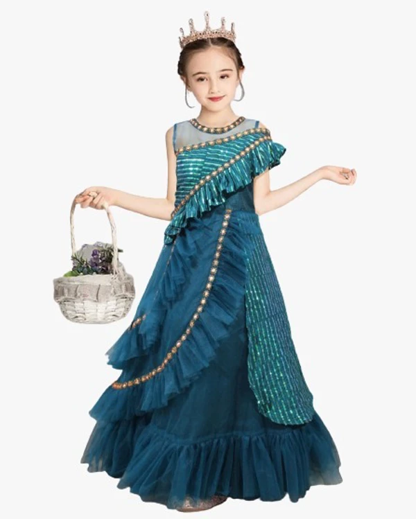 ARM HARRY CHILDREN GOWN - GREEN, 7 To 8