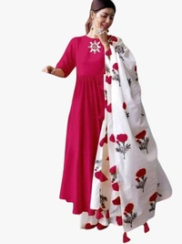 ARYM SHIPRA PAIR SETKURATI-PLAZZO-DUPATTA - Red, M-38