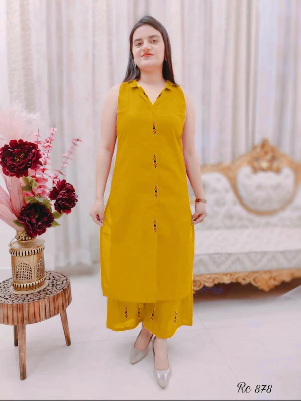 KDJ Beautiful Kurta & Plazo - 3XL-46