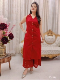 KDJ.SF2 3703 Beautiful Kurta & Plazo - 2XL-43