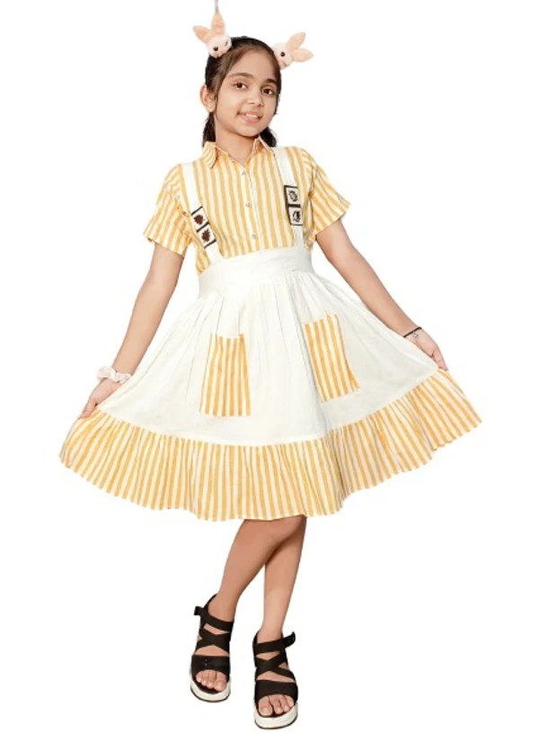 ARM SURI WESTERN DUNGREE FOR CHILDREN GIRL'S WEAR - Yellow, No 28