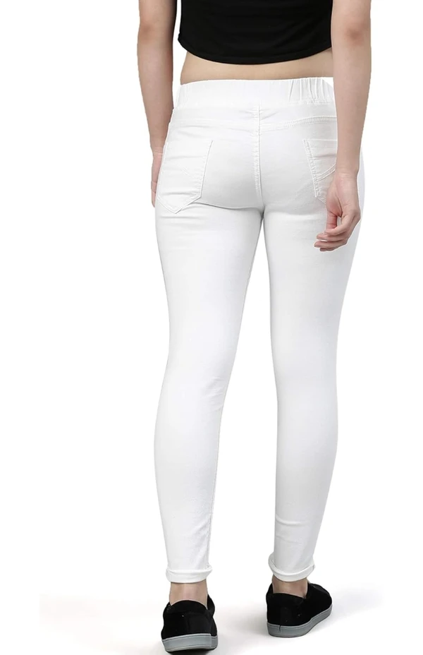 Comfort Lady DENIM Jegging (WHITE) - L