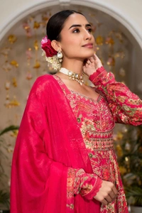 KDJ 1050 Anarkali Style Dress Set - 38-M
