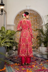 KDJ 1050 Anarkali Style Dress Set - 38-M